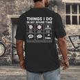 Things I Do Spare Time Baseball Player Men Women Kids Men's Back Print T-Shirt Things I Do Spare Time Baseball Player Men Women Kids Men's Back Print T-Shirt