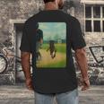 Tung Tung Tung Sahur Baseball Meme Men's Back Print T-Shirt