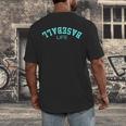 Upside Down Baseball Life Game Day Boys Girls Youth Men's Back Print T-Shirt
