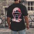 Valentine Baseball Catcher Mask Ice Cream Drip Tee For Boys Men's Back Print T-Shirt Valentine Baseball Catcher Mask Ice Cream Drip Tee For Boys Men's Back Print T-Shirt
