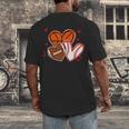 Valentines Baseball Basketball Football Heart Boy Men Men's Back Print T-Shirt Valentines Baseball Basketball Football Heart Boy Men Men's Back Print T-Shirt