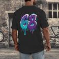 Vintage Baseball 68 Number Men's Back Print T-Shirt Vintage Baseball 68 Number Men's Back Print T-Shirt