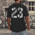 Vintage Baseball Number 23 Jersey Player Uniform Men's Back Print T-Shirt