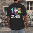 Women's 100 Days Of School Dripping Baseball Boys Kids Teacher Men's Back Print T-Shirt Women's 100 Days Of School Dripping Baseball Boys Kids Teacher Men's Back Print T-Shirt