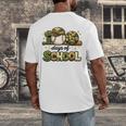 100 Days Of School Baseball Camo School Teacher Boy Men's Back Print T-Shirt 100 Days Of School Baseball Camo School Teacher Boy Men's Back Print T-Shirt