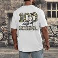100 Days Of School Camo Baseball Camouflage For Kids Men's Back Print T-Shirt 100 Days Of School Camo Baseball Camouflage For Kids Men's Back Print T-Shirt
