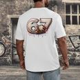 6 7 Six Seven American Baseball Graphic Men's Back Print T-Shirt 6 7 Six Seven American Baseball Graphic Men's Back Print T-Shirt