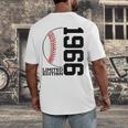 60th Birthday Baseball Limited Edition 1966 Men's Back Print T-Shirt 60th Birthday Baseball Limited Edition 1966 Men's Back Print T-Shirt