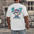 67 Baseball Drip Ice Cream 67 Baseball Men Boy Kids Men's Back Print T-Shirt 67 Baseball Drip Ice Cream 67 Baseball Men Boy Kids Men's Back Print T-Shirt