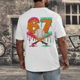 67 Ice Cream Drip Baseball Number 67 Player 67th Birthday Men's Back Print T-Shirt 67 Ice Cream Drip Baseball Number 67 Player 67th Birthday Men's Back Print T-Shirt