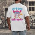 9th Birthday Baseball 9 Year Old Ice Cream Drip Boy Baseball Premium Tri-Blend Men's Back Print T-Shirt