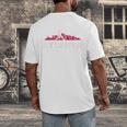 Atlanta Baseball Vintage Player Minimalist Skyline Retro Men's Back Print T-Shirt Atlanta Baseball Vintage Player Minimalist Skyline Retro Men's Back Print T-Shirt