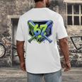 Awesome 67 Baseball Drip Effect Baseball 6-7 Meme Graphic Premium Tri-Blend Men's Back Print T-Shirt Awesome 67 Baseball Drip Effect Baseball 6-7 Meme Graphic Premium Tri-Blend Men's Back Print T-Shirt