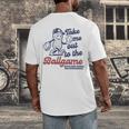 Take Me Out To The Ball Game Retro Peanuts Baseball Sports Men's Back Print T-Shirt