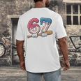 Baseball 67 Kids Ice Cream Drip Six Seven Youth Boys Men's Back Print T-Shirt Baseball 67 Kids Ice Cream Drip Six Seven Youth Boys Men's Back Print T-Shirt