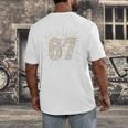 Baseball 67 Six Seven Meme Number Men's Back Print T-Shirt Baseball 67 Six Seven Meme Number Men's Back Print T-Shirt
