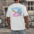 Baseball Or Bows Brother Loves You Gender Reveal Boy Or Girl Men's Back Print T-Shirt Baseball Or Bows Brother Loves You Gender Reveal Boy Or Girl Men's Back Print T-Shirt