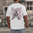 Baseball Catcher Gear Home Plate Premium Tri-Blend Men's Back Print T-Shirt