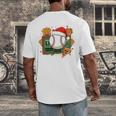 Baseball Christmas Scoreboard Celebration Premium Tri-Blend Men's Back Print T-Shirt Baseball Christmas Scoreboard Celebration Premium Tri-Blend Men's Back Print T-Shirt
