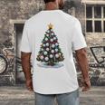 Baseball Christmas Tree Men Boys Youth Santa Sports Men's Back Print T-Shirt Baseball Christmas Tree Men Boys Youth Santa Sports Men's Back Print T-Shirt