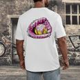 Baseball Glove Drip Shirt Ice Cream Dripping Girls Pocket Premium Men's Back Print T-Shirt Baseball Glove Drip Shirt Ice Cream Dripping Girls Pocket Premium Men's Back Print T-Shirt