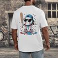 Baseball Lifestyle Apparel Youth Baseball Ice Cream Drip Men's Back Print T-Shirt Baseball Lifestyle Apparel Youth Baseball Ice Cream Drip Men's Back Print T-Shirt