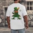 Baseball St Patricks Day Leprechaun Boys Girls Men Women Men's Back Print T-Shirt