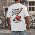 Baseball Valentine Forever On Deck For You Tee Men's Back Print T-Shirt Baseball Valentine Forever On Deck For You Tee Men's Back Print T-Shirt