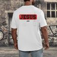 This Boy Runs On Jesus And Baseball Christian Baseball Men's Back Print T-Shirt