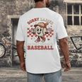 Boys & Women Men Baseball Valentine With Hearts Sporty Love Men's Back Print T-Shirt Boys & Women Men Baseball Valentine With Hearts Sporty Love Men's Back Print T-Shirt