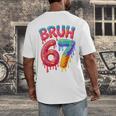 Bruh 67 Baseball Drip Number 67 Player 67th Birthday Men's Back Print T-Shirt Bruh 67 Baseball Drip Number 67 Player 67th Birthday Men's Back Print T-Shirt