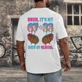Bruh Its My 67 33 Day Of School Baseball Boys Kids 100th Day Men's Back Print T-Shirt Bruh Its My 67 33 Day Of School Baseball Boys Kids 100th Day Men's Back Print T-Shirt