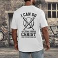 Christian Baseball Philippians 4 Men's Back Print T-Shirt Christian Baseball Philippians 4 Men's Back Print T-Shirt