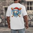 Christmas Baseball Drip For Boys Kids Ice Cream Drip Men's Back Print T-Shirt Christmas Baseball Drip For Boys Kids Ice Cream Drip Men's Back Print T-Shirt