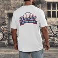 Dad Daddy Of The Rookie Baseball Men's Back Print T-Shirt