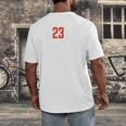 FO23VER Trendy Number 23 Baseball Team Sport For Women Men Men's Back Print T-Shirt FO23VER Trendy Number 23 Baseball Team Sport For Women Men Men's Back Print T-Shirt