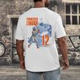 Francisco Lindor New York M Baseball Players MLBFLI304N Men's Back Print T-Shirt Francisco Lindor New York M Baseball Players MLBFLI304N Men's Back Print T-Shirt