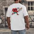 Heart Valentines Day Baseball Men Boys Kids Teens Men's Back Print T-Shirt Heart Valentines Day Baseball Men Boys Kids Teens Men's Back Print T-Shirt