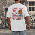 I Just Hit 100 Days Of School Baseball Boy Girl Teacher Men's Back Print T-Shirt