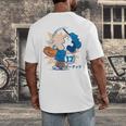 Lucy Van Pelt Baseball Catch Men's Back Print T-Shirt Lucy Van Pelt Baseball Catch Men's Back Print T-Shirt