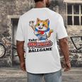 Take Meowt To The Ball Game Tee Slugger Cat Baseball Men's Back Print T-Shirt Take Meowt To The Ball Game Tee Slugger Cat Baseball Men's Back Print T-Shirt
