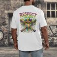 Respect The Drip Mardi Gras Baseball Ice Cream Boys Carnival Men's Back Print T-Shirt