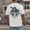 Sioux City Silverbacks Retro Minor League Baseball Men's Back Print T-Shirt