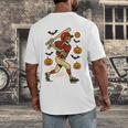 Skeleton Halloween Baseball Boys Men Kids Toddler Men's Back Print T-Shirt Skeleton Halloween Baseball Boys Men Kids Toddler Men's Back Print T-Shirt