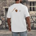 Sports Math Equation Baseball Bat Ball Glove Graphic Teacher Men's Back Print T-Shirt Sports Math Equation Baseball Bat Ball Glove Graphic Teacher Men's Back Print T-Shirt