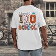 I Survived 100 Days Baseball Football Basketball School Kids Men's Back Print T-Shirt I Survived 100 Days Baseball Football Basketball School Kids Men's Back Print T-Shirt