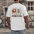 I Survived 67 33 Days Of School Baseball Basketball Football Men's Back Print T-Shirt