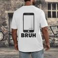 Texted First Bruh Seen Message Valentine's Day Humor Raglan Baseball Tee Men's Back Print T-Shirt Texted First Bruh Seen Message Valentine's Day Humor Raglan Baseball Tee Men's Back Print T-Shirt