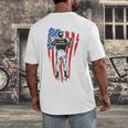 US Flag Baseball Player Batter Sport Lover Team Coach Family Men's Back Print T-Shirt US Flag Baseball Player Batter Sport Lover Team Coach Family Men's Back Print T-Shirt