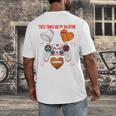 Valentines Day Boys Men Hearts Gaming Football Baseball Love Premium Tri-Blend Men's Back Print T-Shirt Valentines Day Boys Men Hearts Gaming Football Baseball Love Premium Tri-Blend Men's Back Print T-Shirt